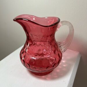 Fenton Ruby red creamer